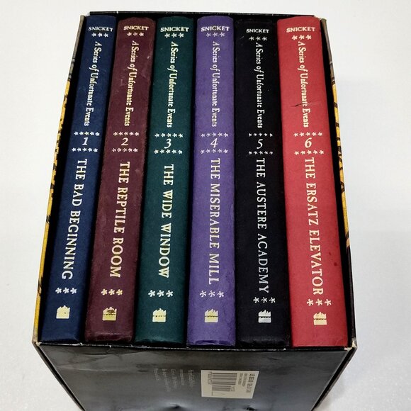 Loathsome Library A Series Of Unfortunate Events Box Set Vol 1-6 Lemony Snicket - Picture 7 of 10